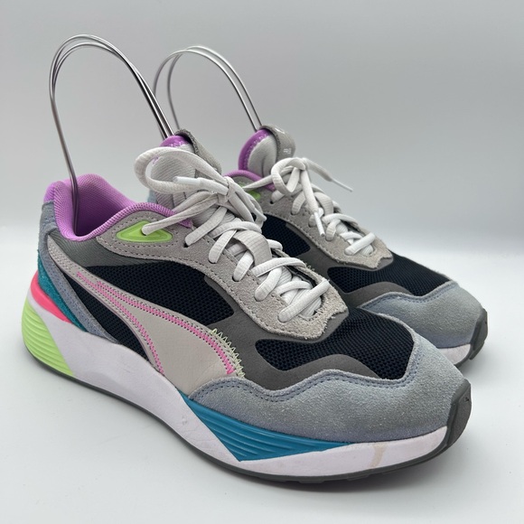 Rare Puma RS Metric Black Mauve  Size 8 390078-07 - Picture 5 of 16
